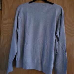 Classic Gray Women's Crew Neck Sweater